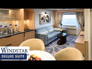 Windstar Star Breeze | Deluxe Suite Tour & Review 4K | Windstar Cruises