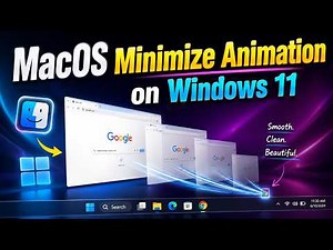 MacOS Minimize Animation On WIndows 11