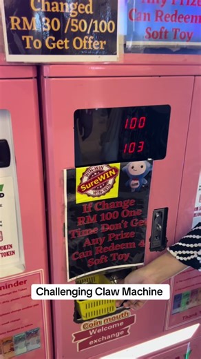 Challenging claw machine #fyp #fypシ #fypシ゚viral #trending #fyppppppppppppppppppppppp #trend #trendingvideo #clawmachine #challenge #tiktok #fun #arcade #plushies #plushtoys #plushie #tiktokindia #tiktokmalaysia #tiktokindonesia #tiktokphilippines #tiktokviral