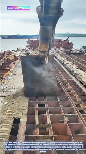 Steel from the Sea: How Heavy Machinery Masters the Art of Ship Scrap Dismantling
