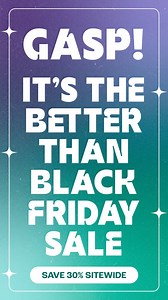 Surprise sale starts NOW Why shop this sale? It’s right there in the name. So no need to wait for Black Friday/Cyber Monday for next-level glass at no-brainer prices. For four days only, save 30% on EVERYTHING at grav.com. Classic b*ngs. Portable hand pipes. And so much more. Get it all with our steepest discount 👉 www.grav.com | GRAV