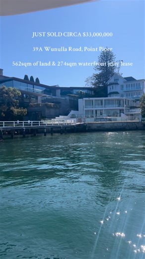 50 reactions | SOLD CIRCA $33,000,000 39A Wunulla Road, Point Piper 562sqm of land & 274sqm waterfront jetty lease Sold by Michael Pallier 0417 371 522 Mary Lin 0401 512 207 | Million Dollar Listing Sydney | Facebook