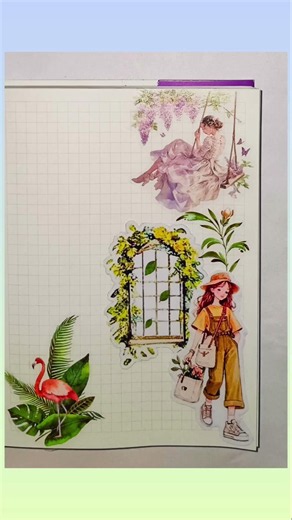 Step by step tutorial, journaling for beginners 🎀💝.