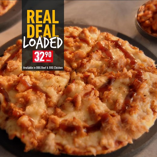 Go extra-extra on your lunch break and dig into double the meatiness with the Real Deal Loaded meal for R32.90. Order now! | Debonairs Pizza (Official)