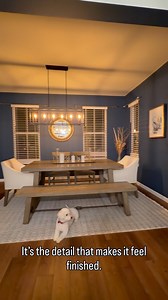 This one purchase changed the whole room. ✨ Home tip you’ll use forever: Your dining room rug should be large enough that all chairs stay on the rug — even when pulled out. It’s the detail that makes a space feel finished. Bonus: low-pile rugs = pet-friendly & easy to clean 🐾 ⸻ #HomeTip #DiningRoomDesign #HomeGlowUp #InteriorDetails #DesignThatWorks #EverydayLuxury #HomeInspo #PetFriendlyHome #StyledNotStaged #ReelHomes #RealtorLife #HomeGoals | Angela Harris Collective