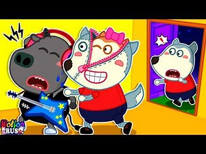 Люси, не притворяйся Вулфу! - Поддельный против настоящего Вулфу | Wolfoo Russian