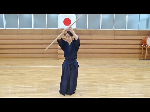 Cane martial arts technique "Jojutsu Sanjūren-enda" Takayuki Kanayama 2018
