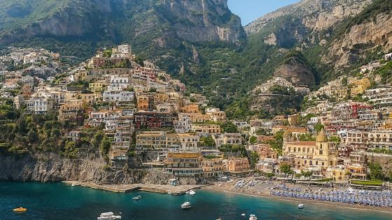 Amalfi Coast Italy – Positano Village & Beach in 4K