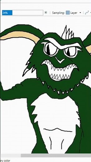 Gremlins Drawing Time lapse