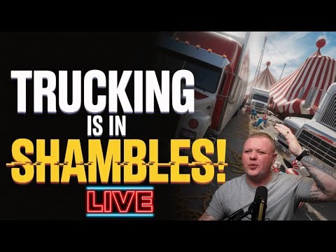 Trucking Is In Shambles Live Trucking News Freight Rates MC Authority Updates and Real Market Talk