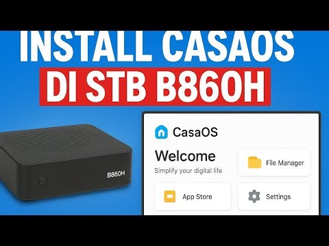install Casaos di stb b860h
