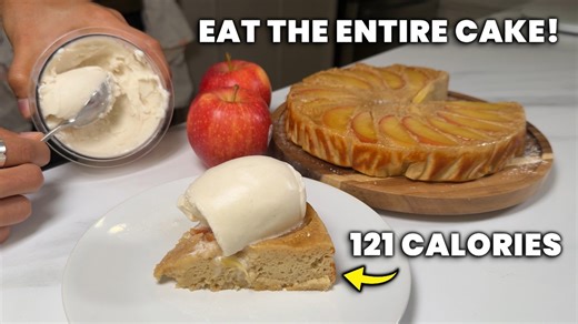 63g protein apple cake that tastes illegal (low calorie)