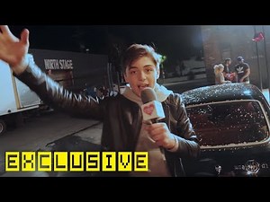 Andi Mack's Asher Angel On Set of The "Snow Globe Wonderland" Music Video