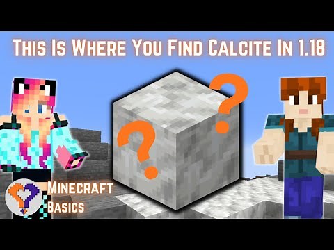 Where Do You Find Calcite in Minecraft 1.18 Caves and Cliffs? - Minecraft Basics Tutorial