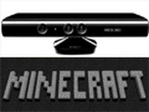 Minecraft + XBOX 360 Kinect! Create YOURSELF In Seconds! Customizable Blocks!