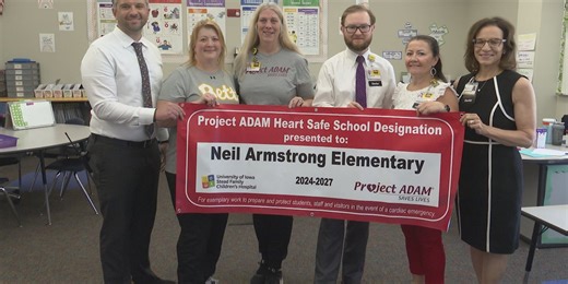 Bettendorf elementary school receives Project ADAM designation