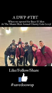 In 1991 the powerhouse vocal group Boyz II Men released their cover of “In The Still Of The Night” and in 2017 released a full length album entitled “Under The Streetlight” featuring many Doowop covers. Their reverence for Doowop has long inspired each of us in The Doowop Project so it was one of the greatest thrills of our careers to open for them in 2023. And we intend to continue with the example they set, keeping this great music alive for the new generations. #savedoowop #keepdoowopalive #T