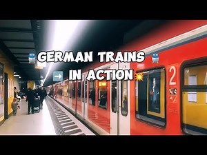 4K German Trains In Action | Discover The Most Beautiful City in the World | Frankfurt!