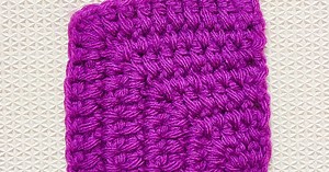 Solid Double Crochet Mitered Square with No Gaps