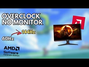 Como Fazer OVERCLOCK SEGURO no Seu MONITOR!