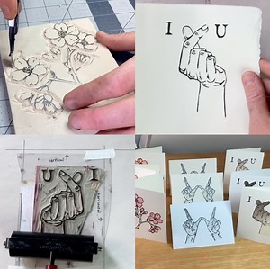 10K views · 164 reactions | Let's Create Handprinted Cards ! ♥️ | Simple | Facebook