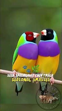 Gouldian Finch 🐦 - Australia’s Rainbow Grassfinch #Songbirds #animal #bird