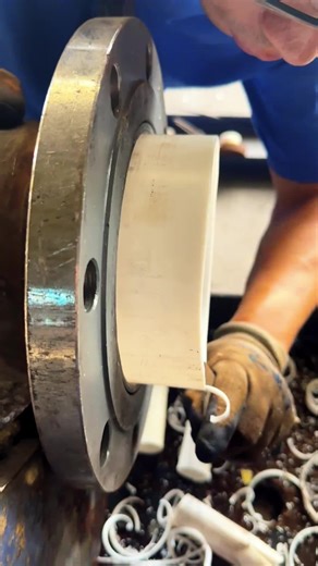 PTFE Lined Pipe — Your Reliable Solution for Corrosive & Vacuum Environments! ✅ Vacuum Resistant – Works perfectly under negative pressure ✅ Corrosion Resistant – Excellent protection against strong acids & alkalis ✅ High Temperature Durability – Stable performance even under extreme heat ✅ Long Service Life – Built to last for years of continuous operation #corrosion #PTFE #CHEMICAL #processengineering #process #elbow #f4 #pfa #teflon #RubberExpansionJoint #WaterTreatment