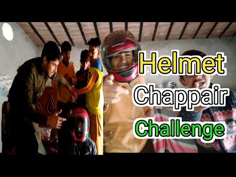 Most Awaited Helmet Chappair Challenge With boy 😱 | Saraiki Jigar vlog