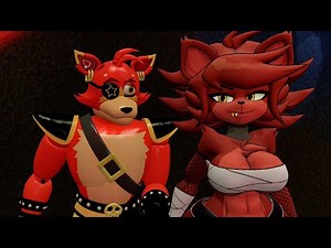 FNIA Glamrock Foxy met Fexa | FNAF Animation