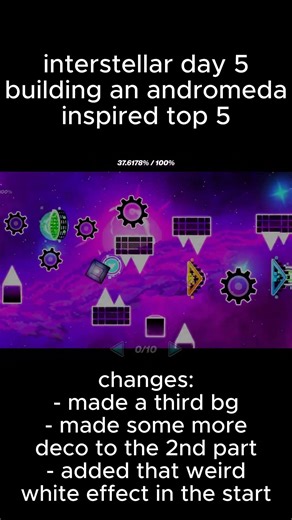 interstellar day 5 (check desc) || #geometrydash #andromeda #gd #nosense