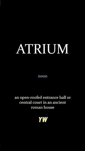 Atrium #How to pronounce and meaning of the word #learnenglish #vocab #vocabulary #english learn