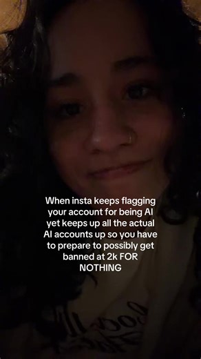Already made a back up but if I get banned i’m gonna cry cause I just got into the bonus program #insta #AI #instagramreels #gettingbanned #banned