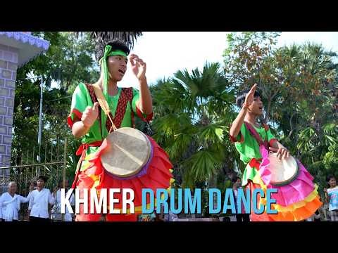 Khmer drum dance | Múa trống truyền thống của dân tộc Khmer, tỉnh An Giang