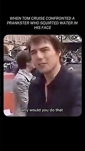 He SQUIRTED Water at Tom Cruise... and Instantly Regretted It!