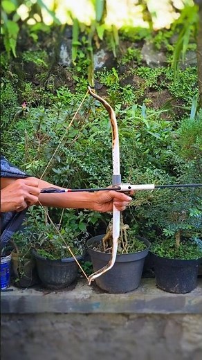 Unique PVC bow and arrow very powerful #archery