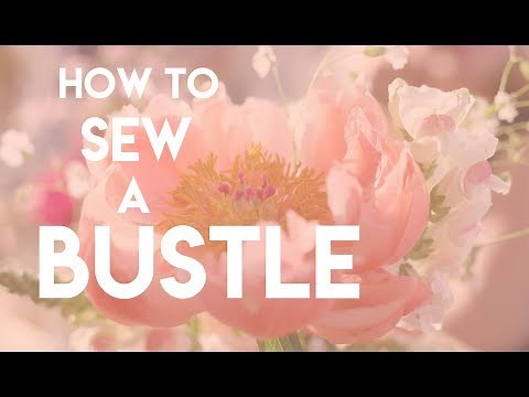 Sewing a Bustle how to stitch an American, Overbustle, traditional bustle