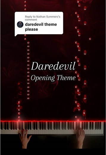 Daredevil Theme Piano Cover and Tutorial