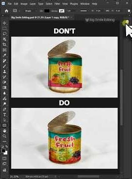Photoshop Rusty Tin Can Mockup Tips!