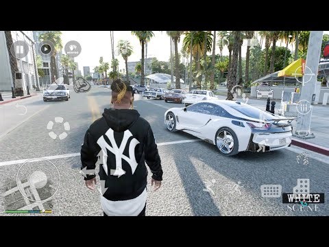 GTA 5 Realistic Graphics Mod 🔥🔥🔥Android Gameplay Offline | Winlator Ludashi V2.8.2