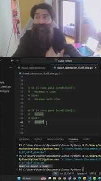 Como se usa el IF-ELSE en python? No cometas mas errores, asi se usa el if - else