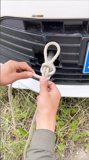 Emergency Towing Hack: Easy Rope Trick to Pull Vehicles