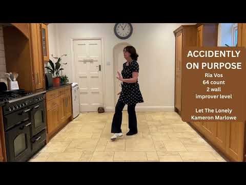 Accidently On Purpose line dance short clip
