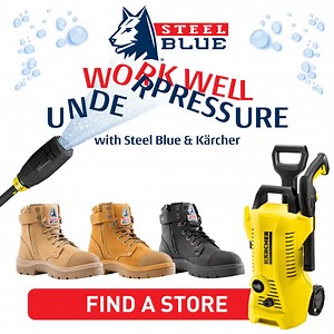 Buy a pair of Argyle Zip: Scuff boots from a participating store for your chance to WIN a $449 Kärcher Pressure Washer! | STEEL BLUE Boots | Facebook