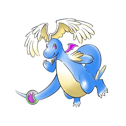Shiny mega dragonite! #megaevolve #pokemon #dragonite #artist #art