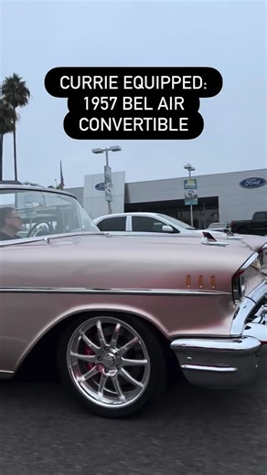 This 1957 Bel Air Convertible is 🤌 Great build, Luis Maldonado and thank you for trusting Currie. ⚙️ | Currie Enterprises