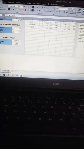 Recipe Cost Template for Chefs and Businesses