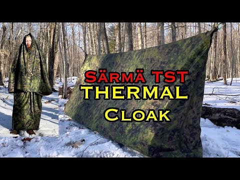 Särmä TST THERMAL CLOAK Varusteleka Modern Finnish Military Shelter Half Poncho Tent