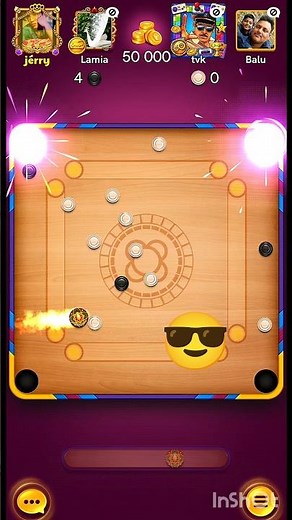 One😎 Break to Win: 50k Coins in an😈 Epic Carrom Pool clash