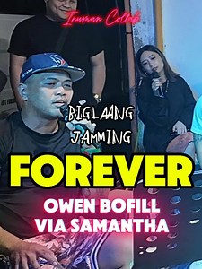 3.3M views · 91K reactions | Grabe to! Biglaang duet collab, wala pa akong kamalay malay kung sino ang kaduet ko, please welcome Via Samantha of New Geez Acoustic... galing pa silang event gig jan. #fypシ゚ #fyp #foryou #karaoke #inumansession | 2 of Us Music | Facebook