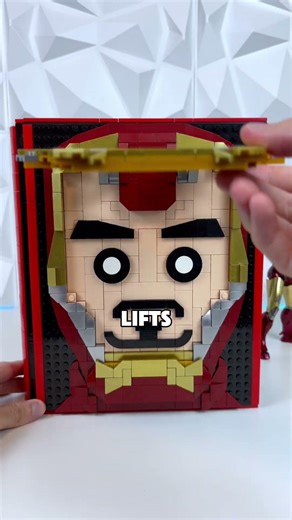This is our Iron Book🤩 #lego #gift #legomarvel #marvel #ironman